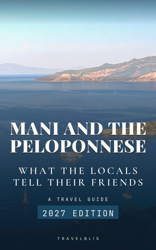Cover of Mani and the Peloponnese, a travel guide by Gil Prosser